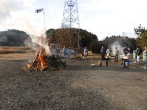 とんど開始